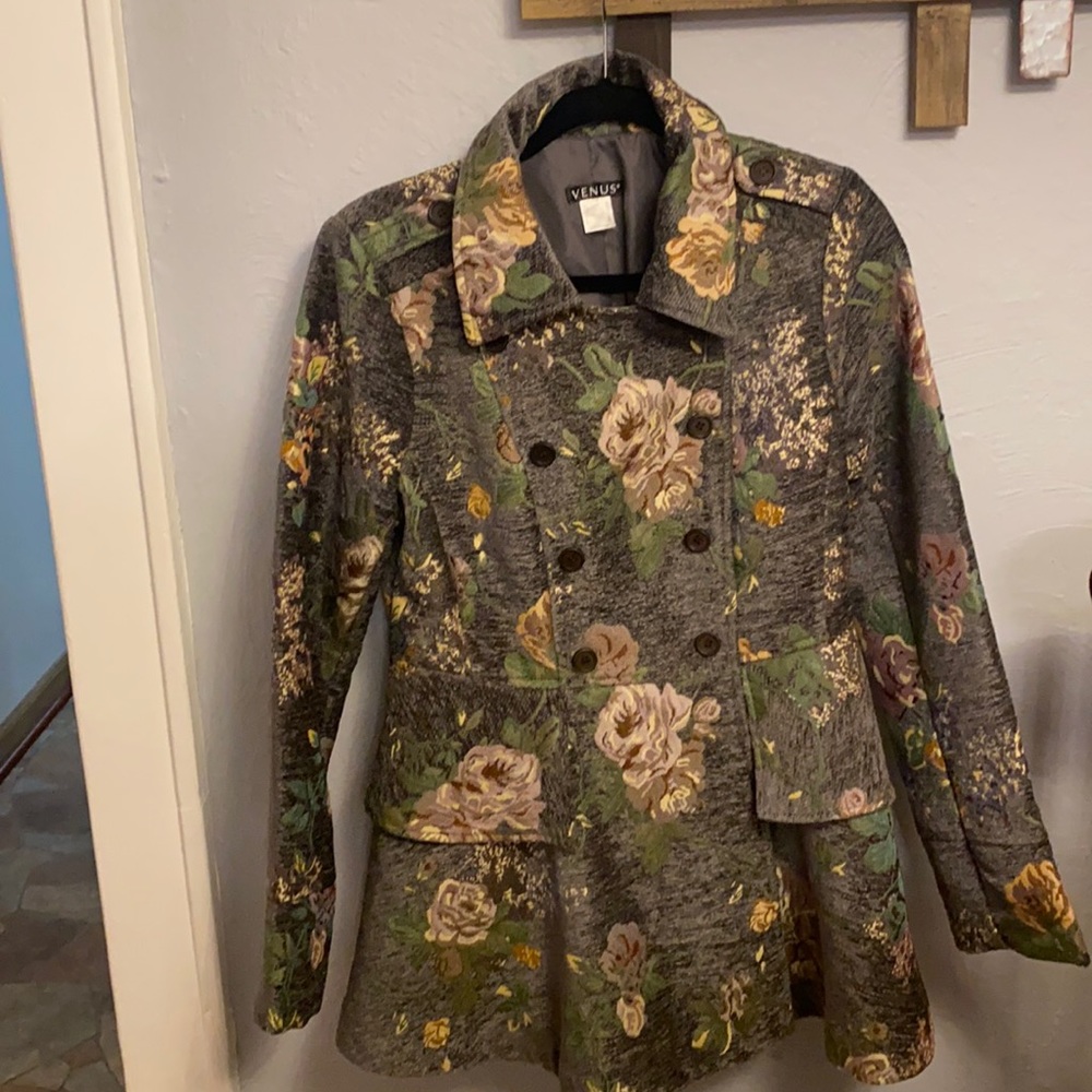Women’s embroided Pea Coat